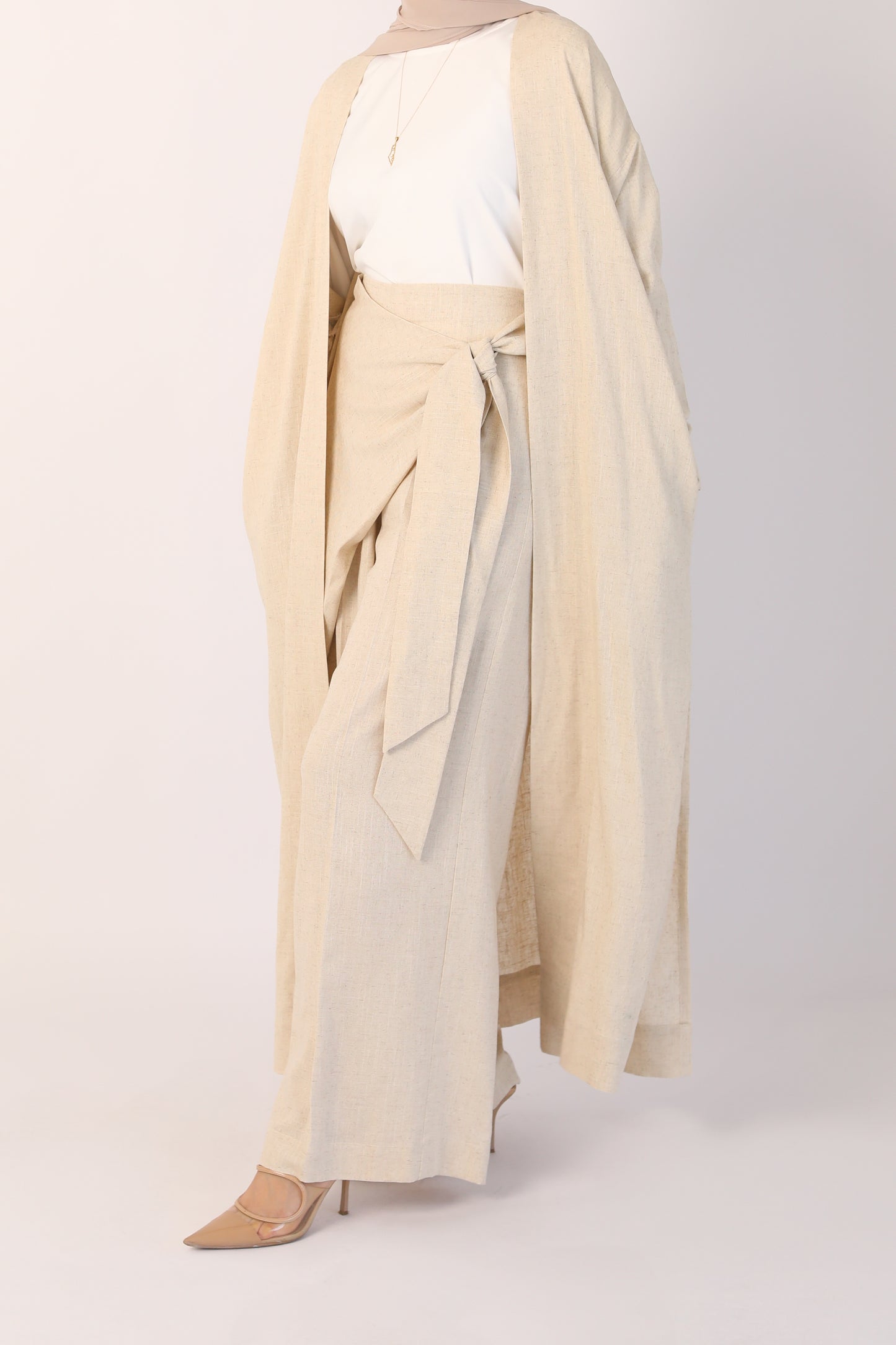 Asymmetrical Linen Co-ords
