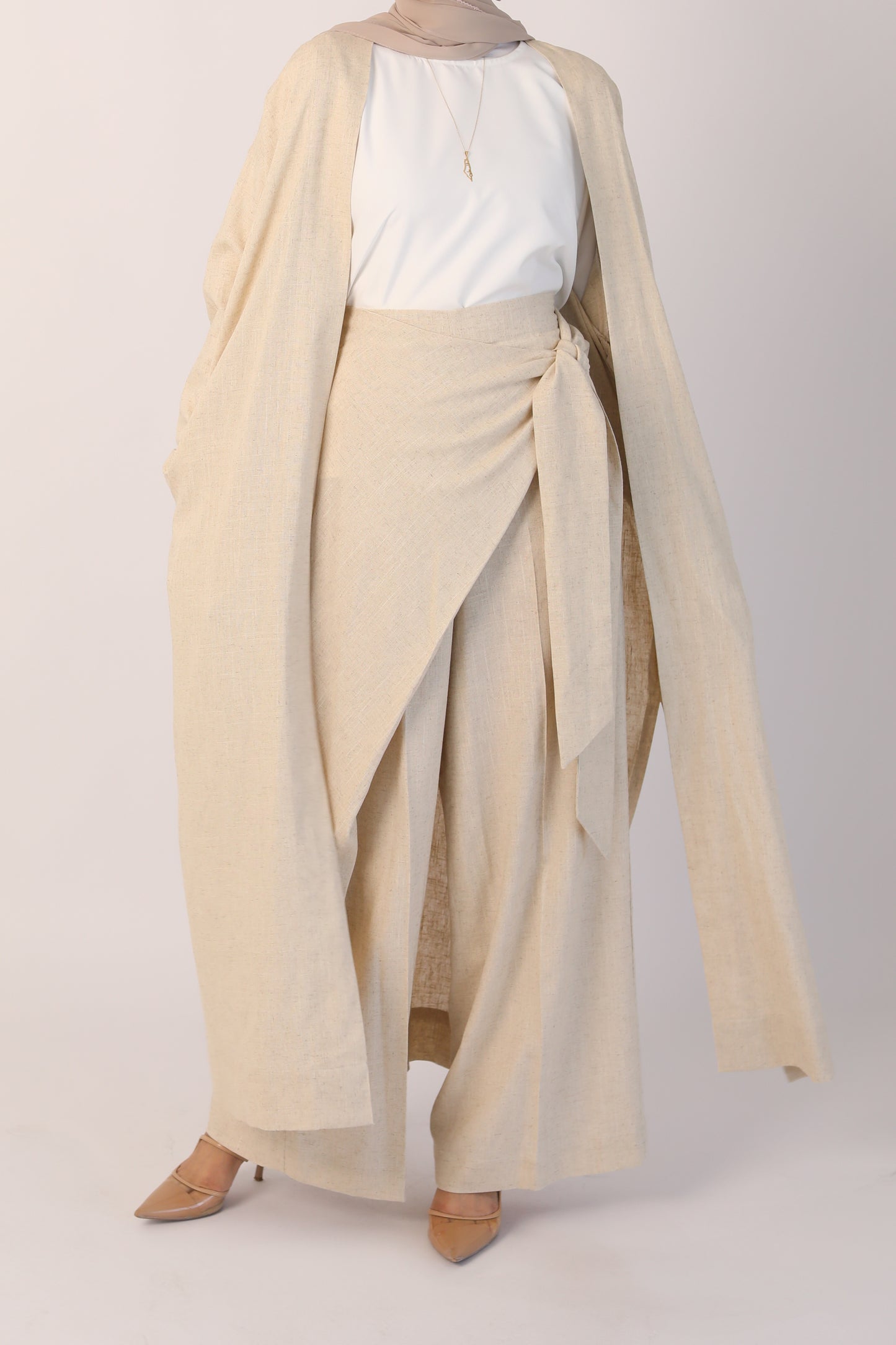 Asymmetrical Linen Co-ords