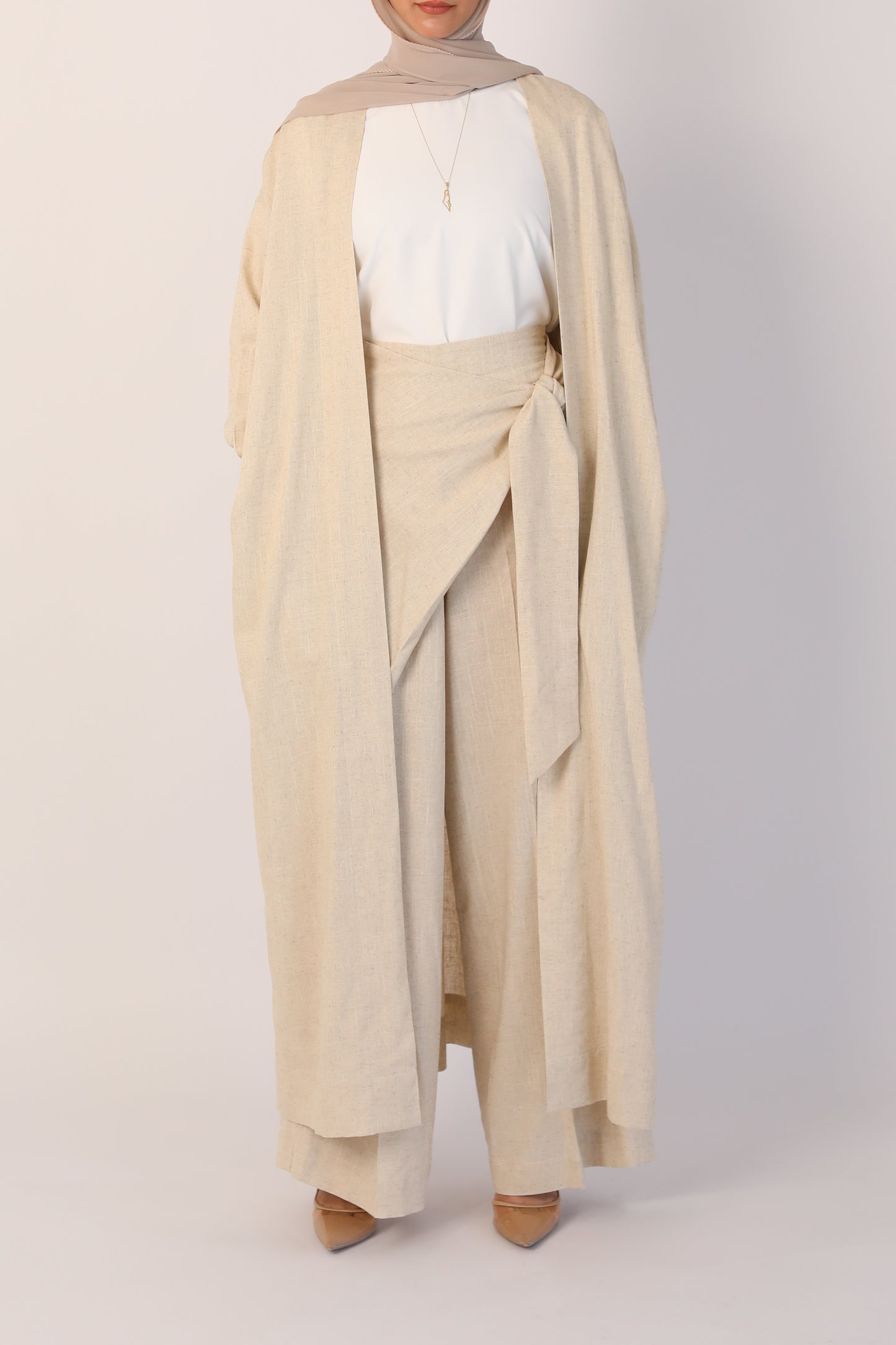 Asymmetrical Linen Co-ords