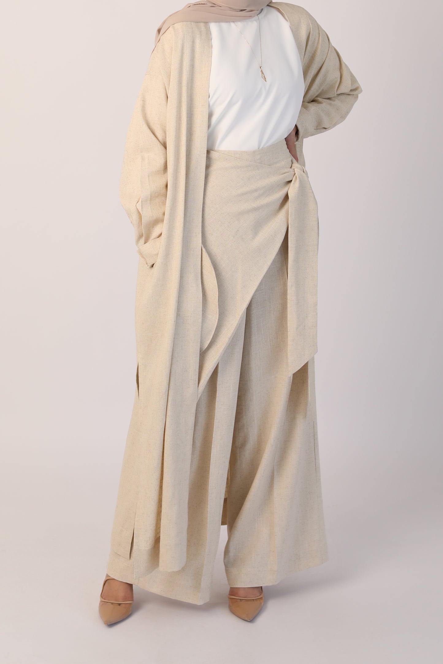 Asymmetrical Linen Co-ords