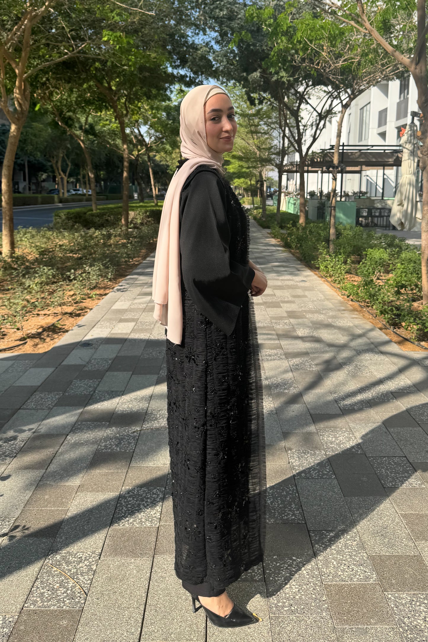 Embellished Chiffon Stones Vest