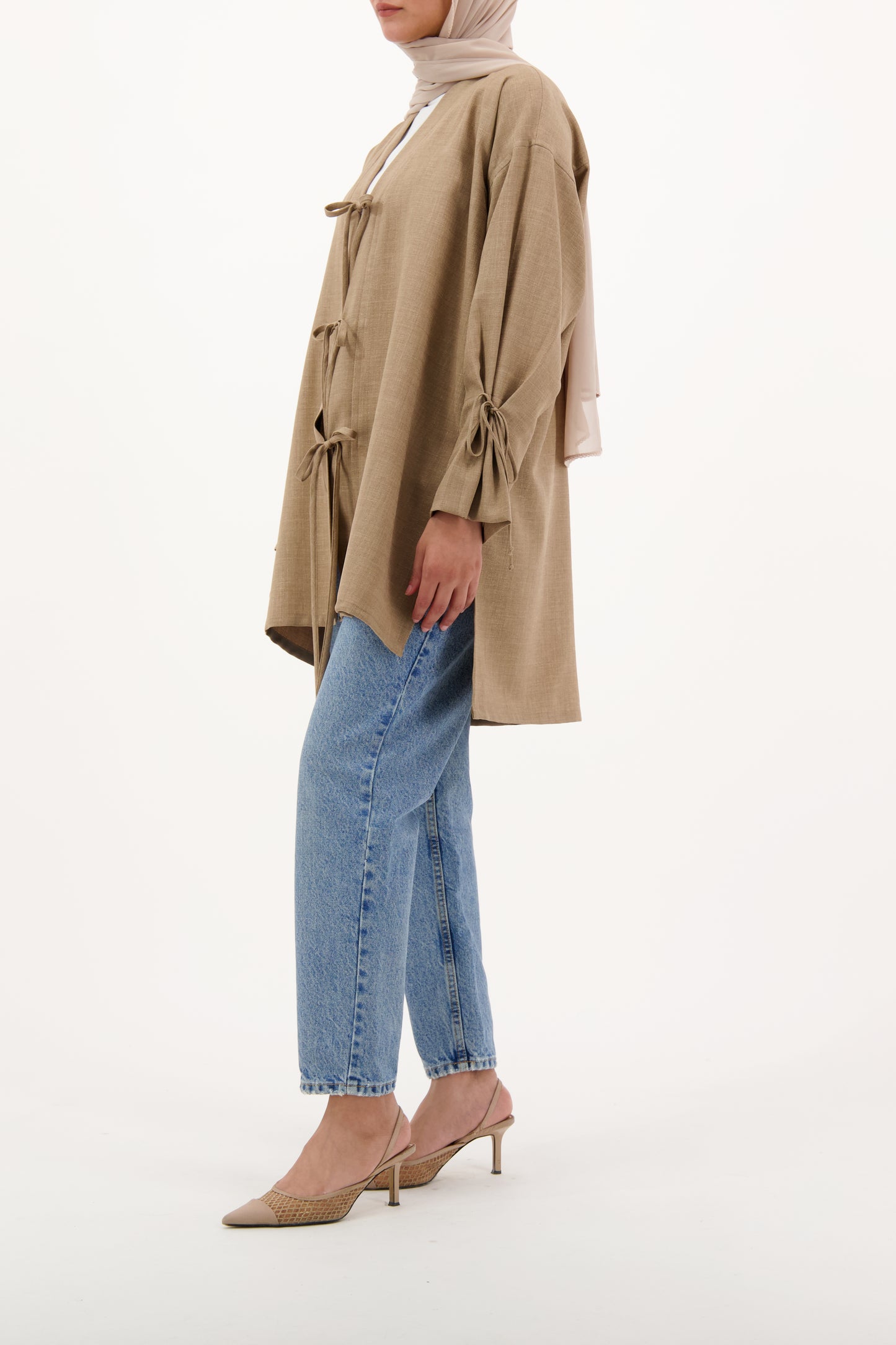 Cinnamon Bowknot Blouse
