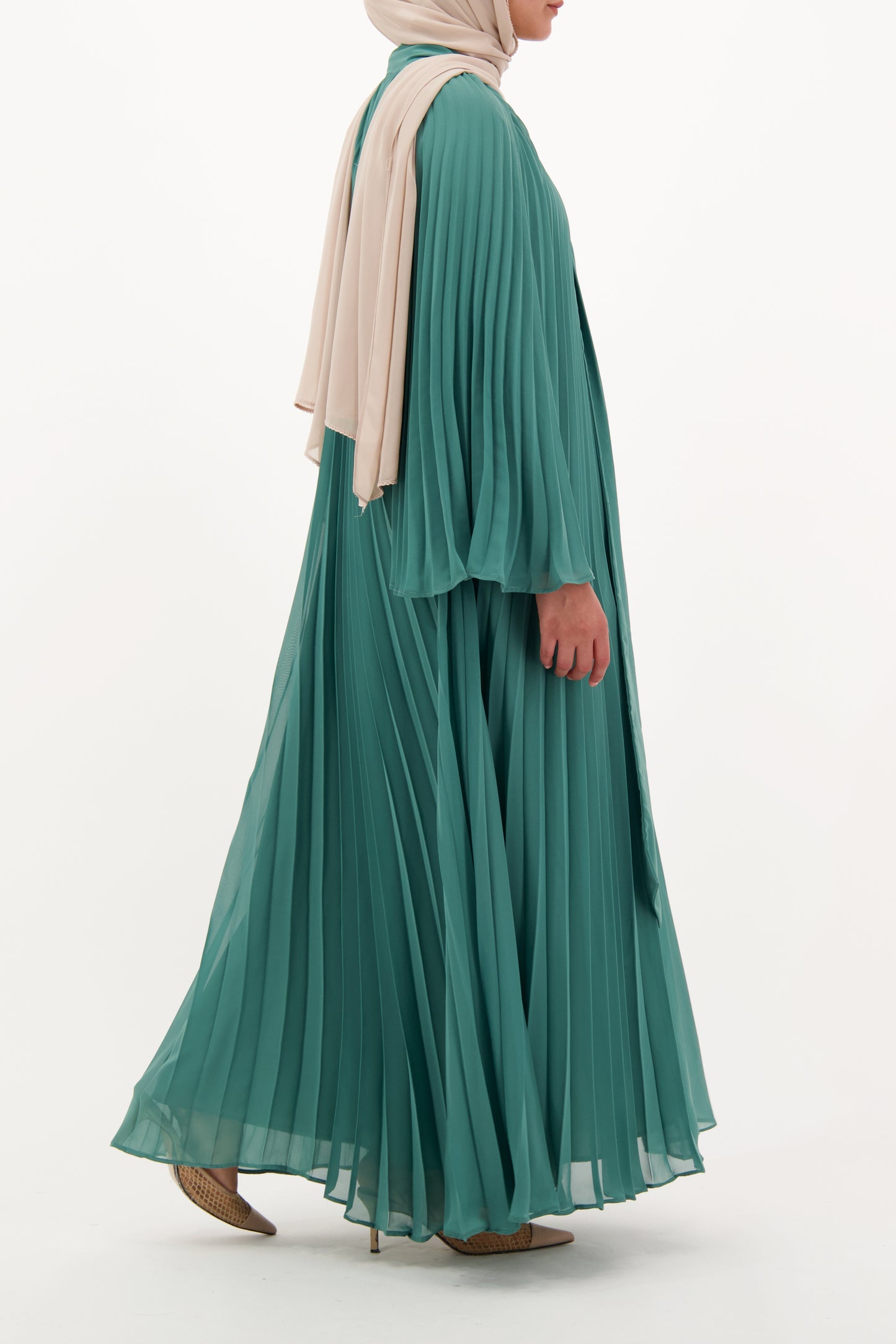 Pleated_Green_Dress