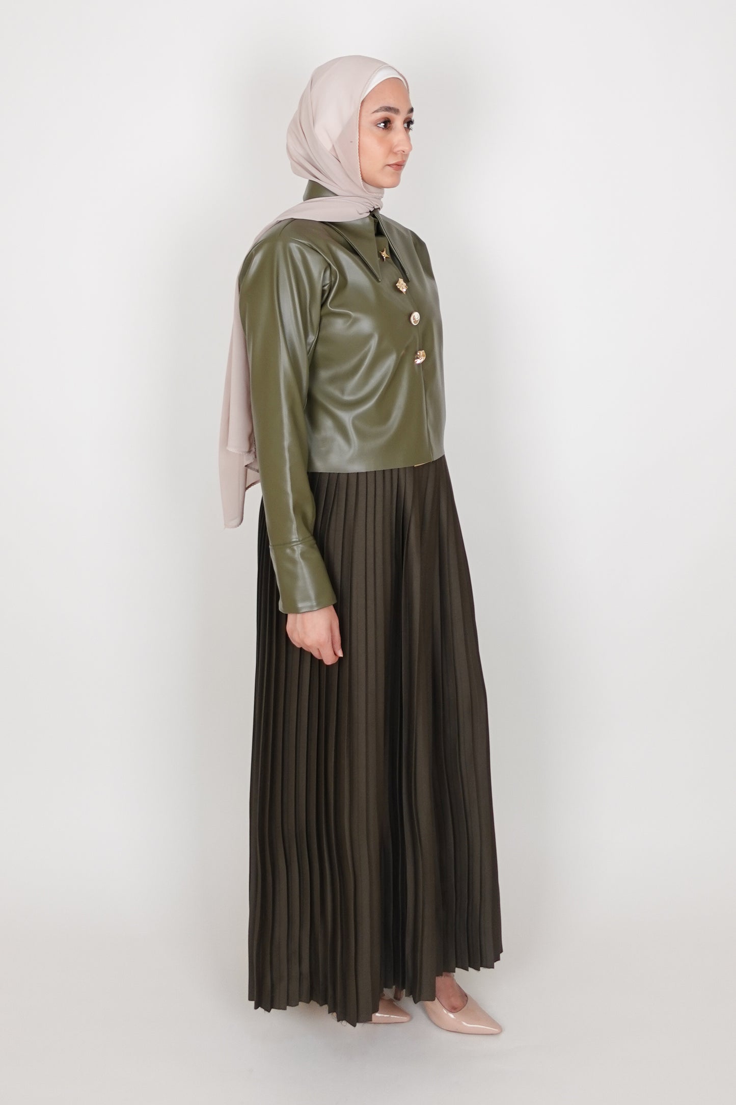 Boujee Leather Dress