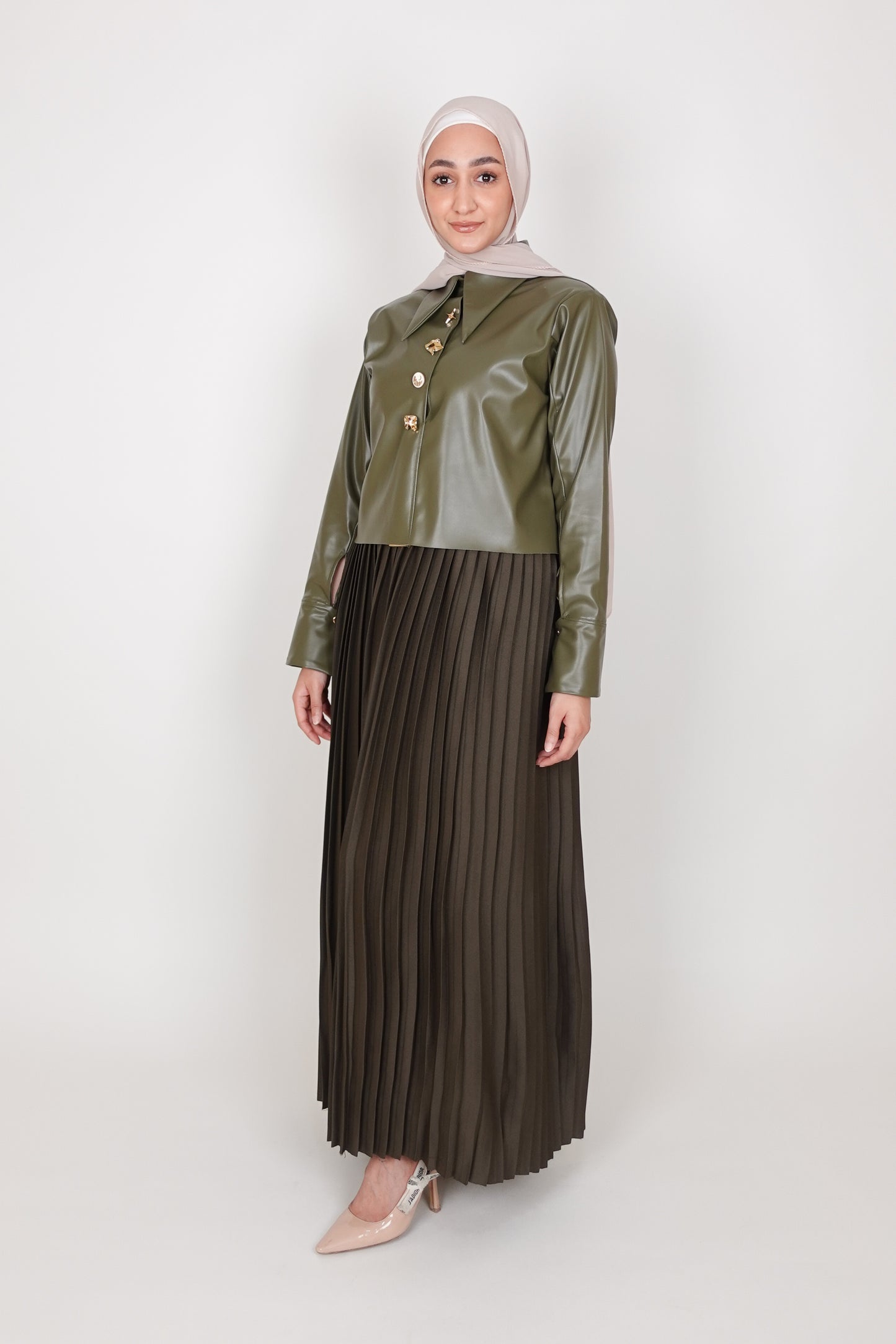 Boujee Leather Dress