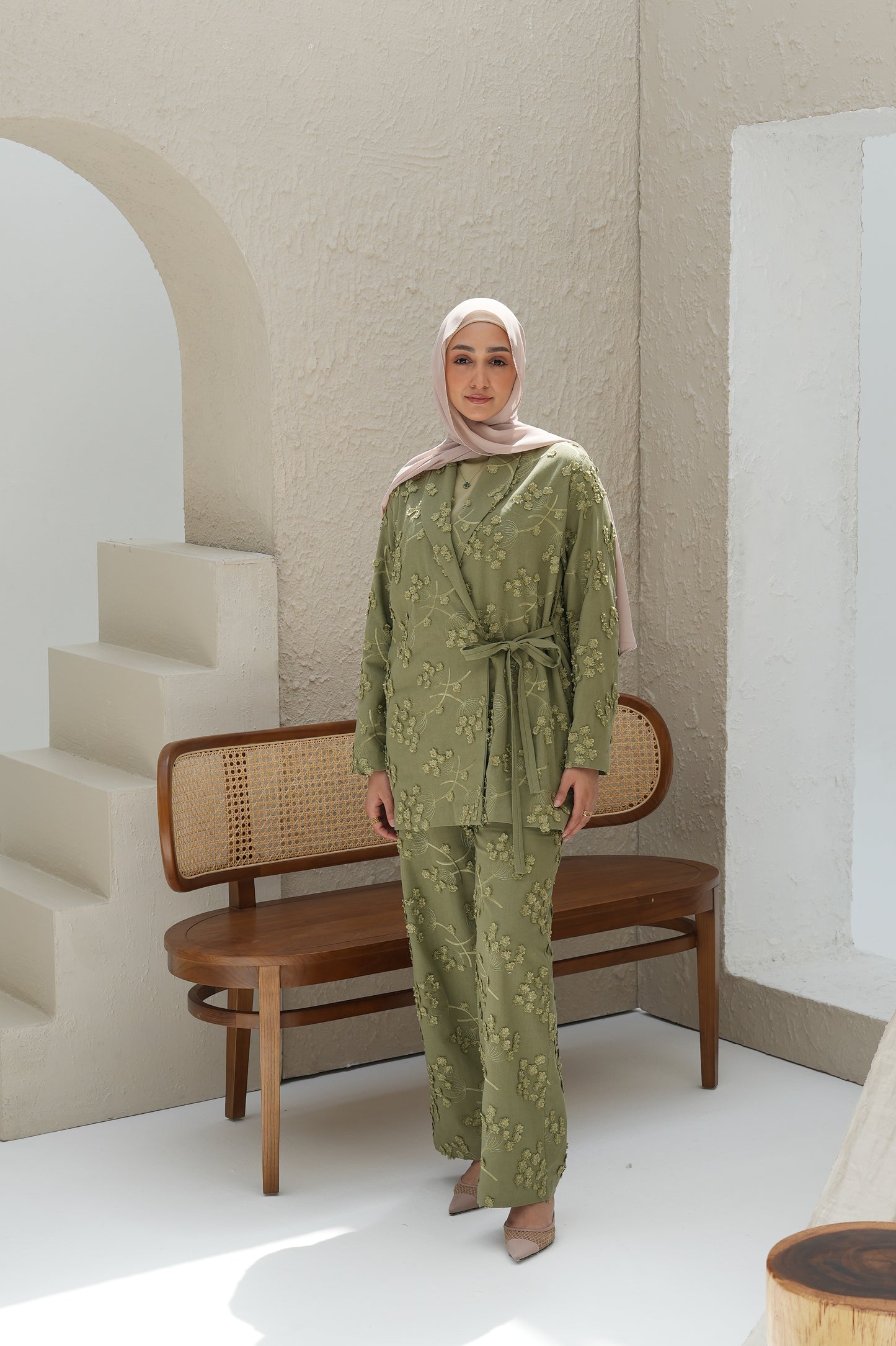 Sage Bloom Suit