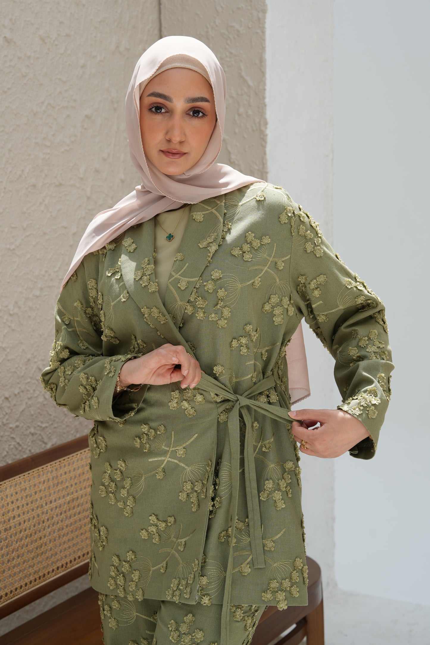 Sage Bloom Suit