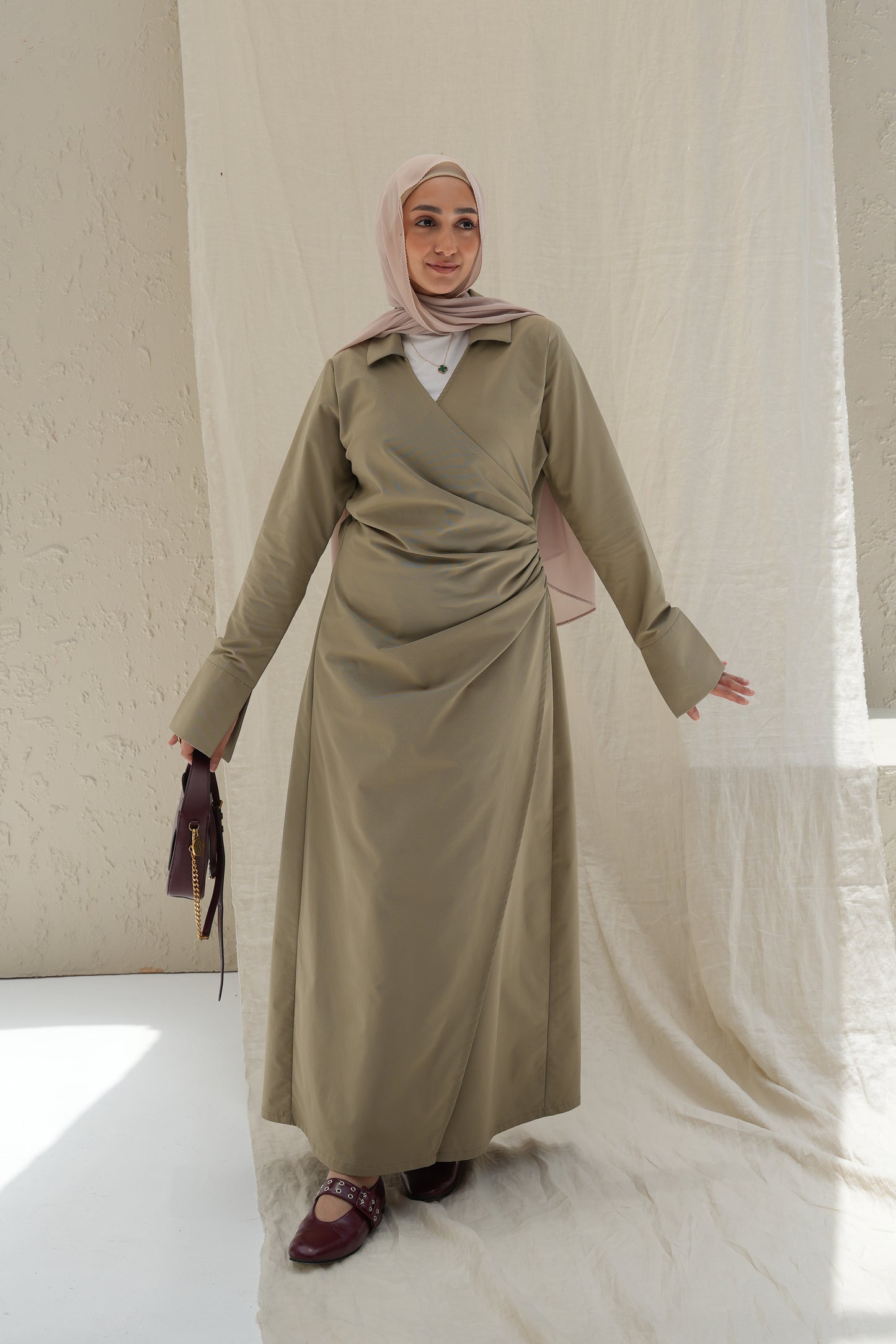 Sand Wrap Dress