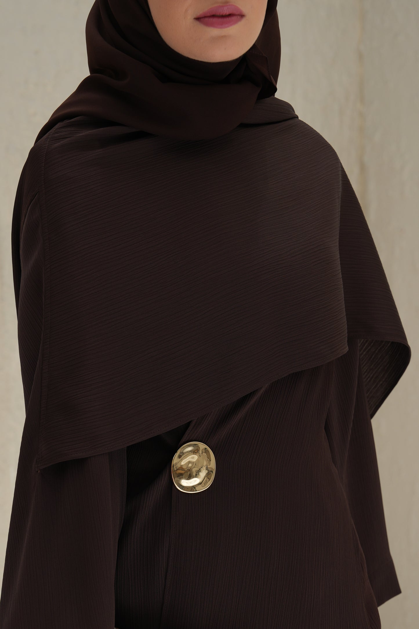 Scarf-Drape Co-ords - Chocolate