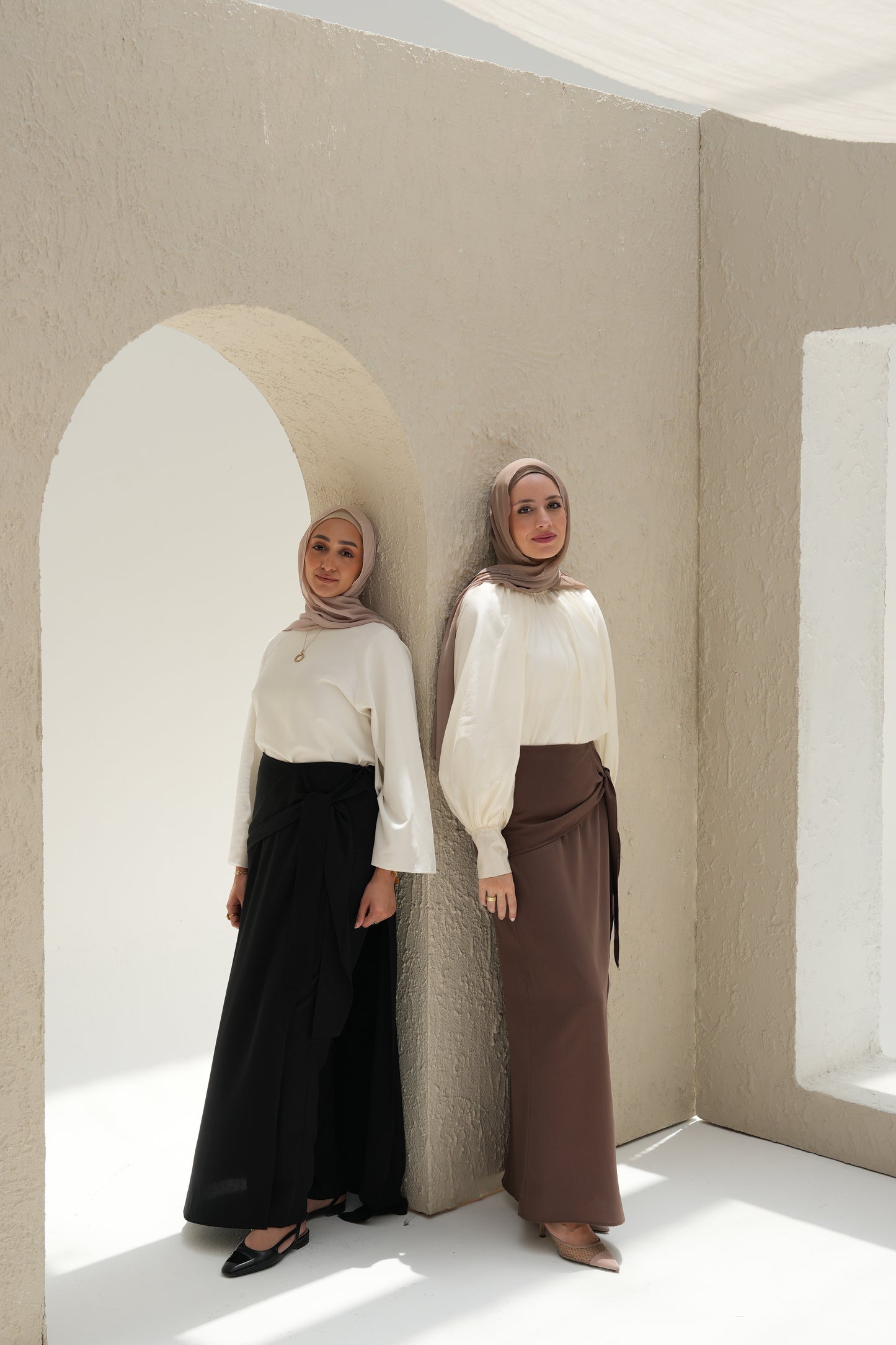 Skirted Trousers - Black