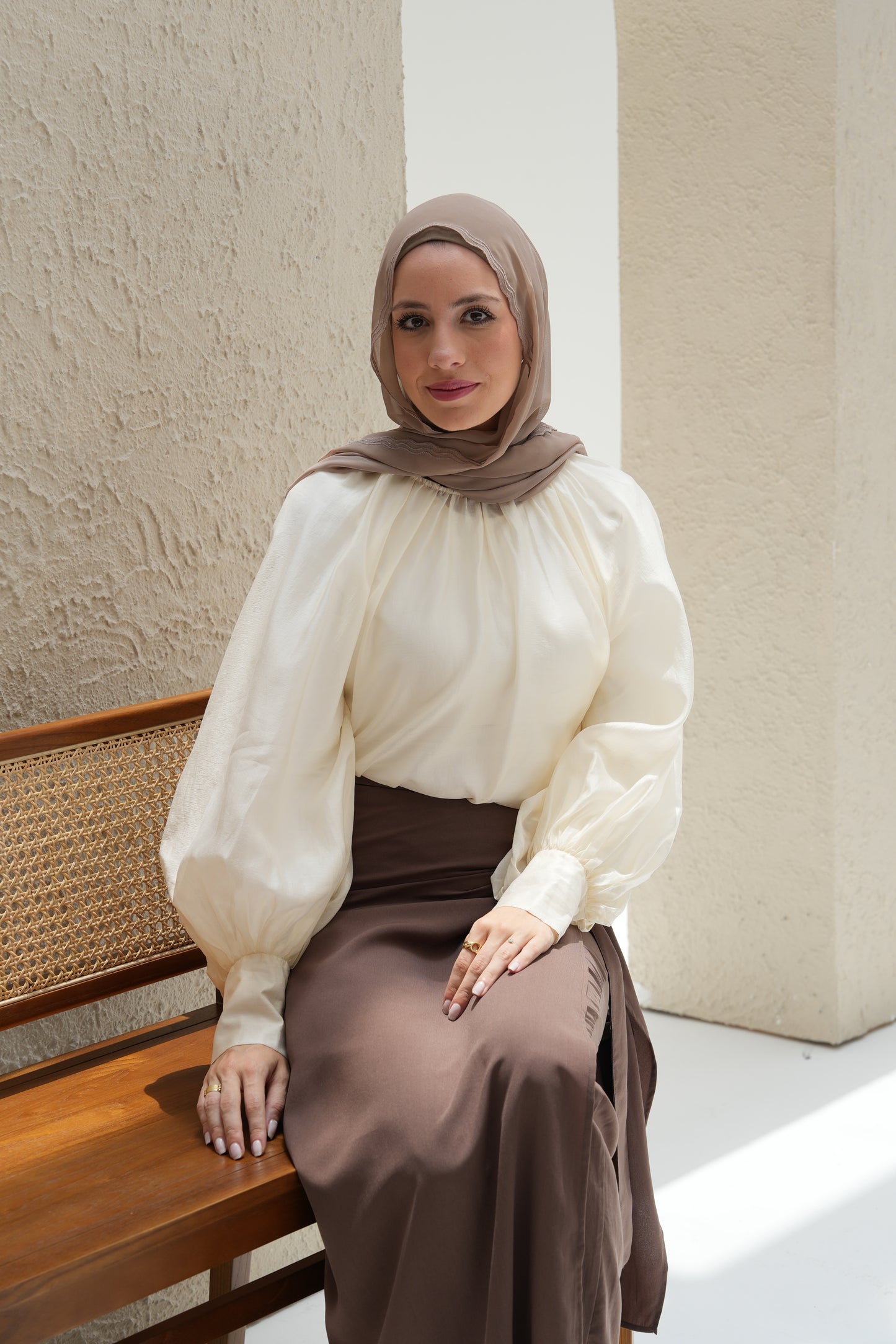 Skirted Trousers - Mocha