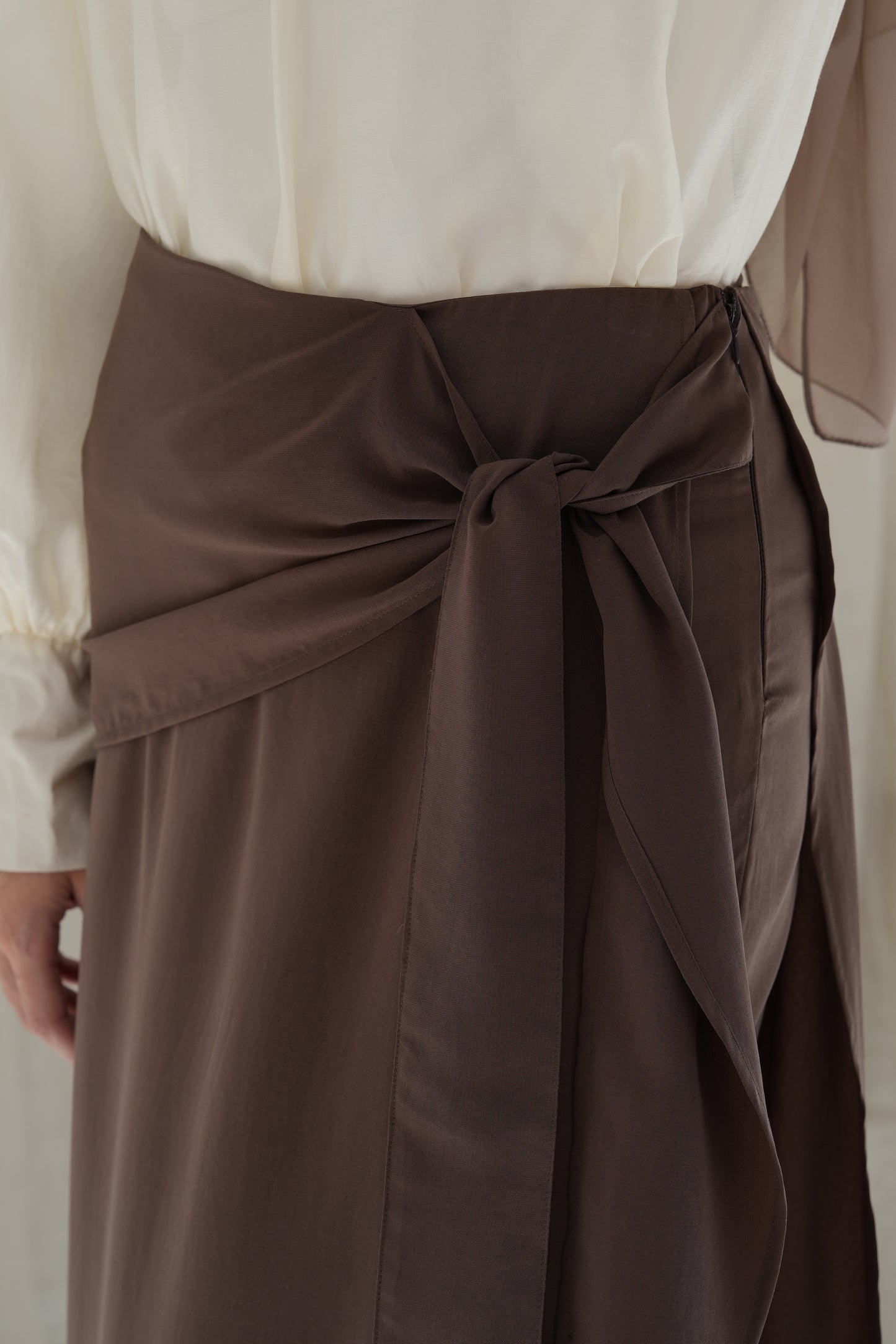Skirted Trousers - Mocha