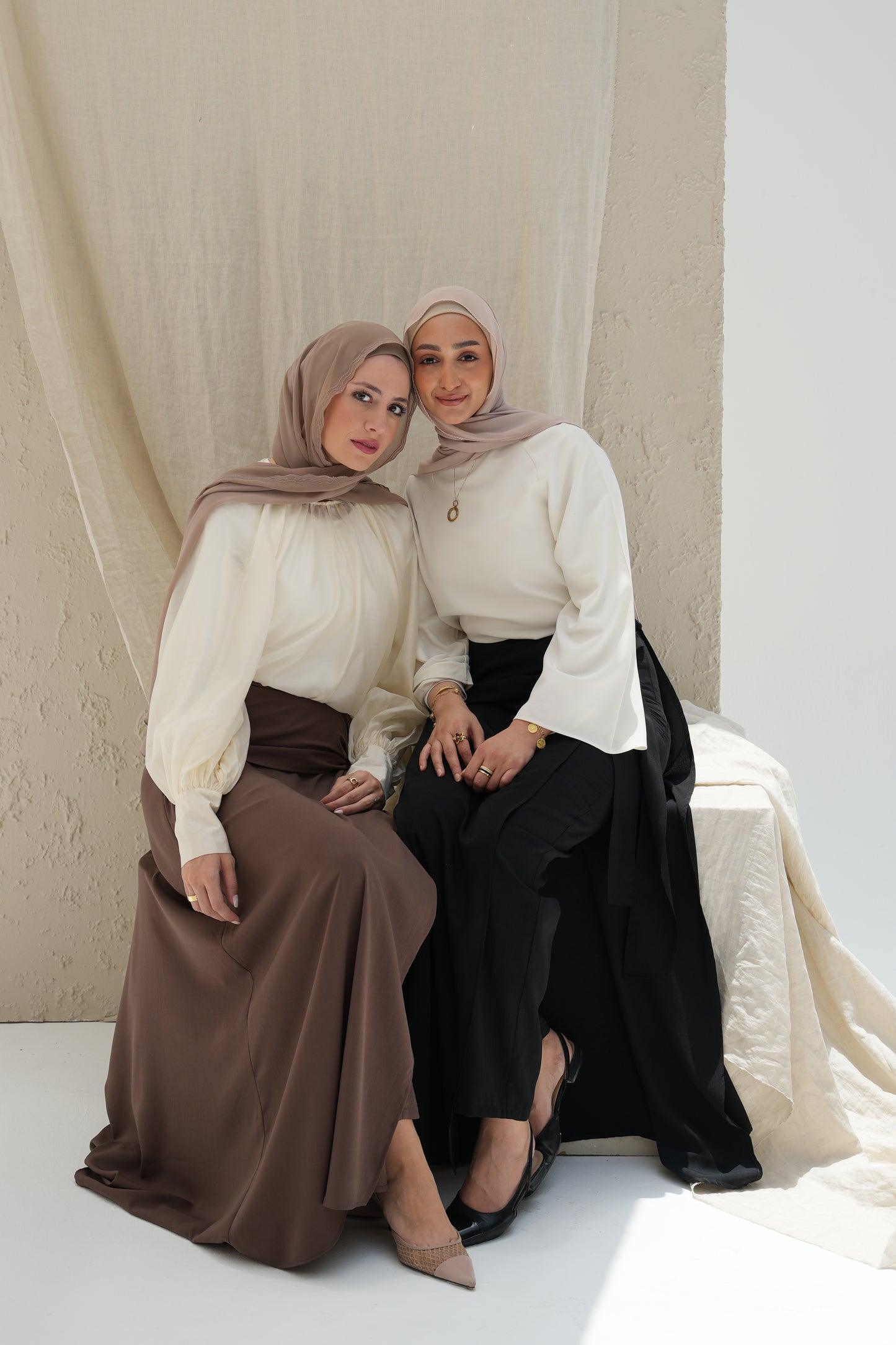 Skirted Trousers - Mocha