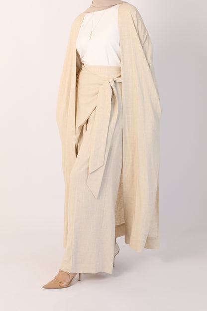 Asymmetrical Linen Co-ords