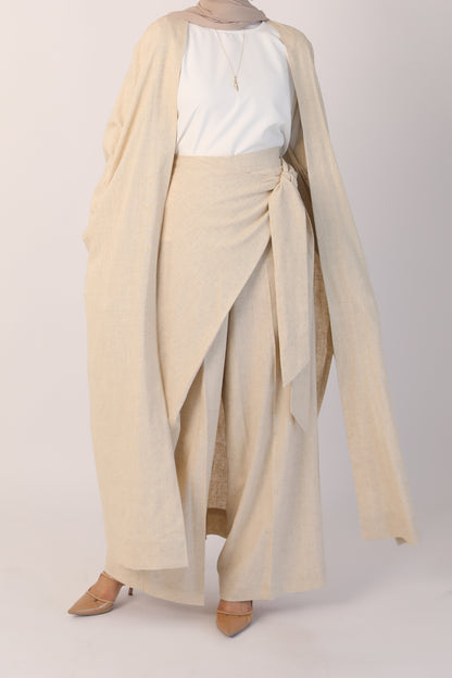 Asymmetrical Linen Co-ords