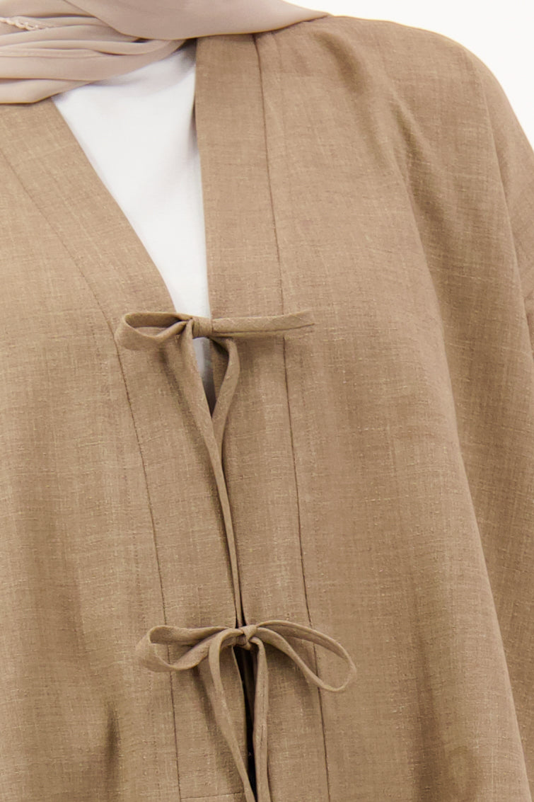 Cinnamon Bowknot Blouse