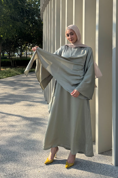 Side-Tie Smooth Dress
