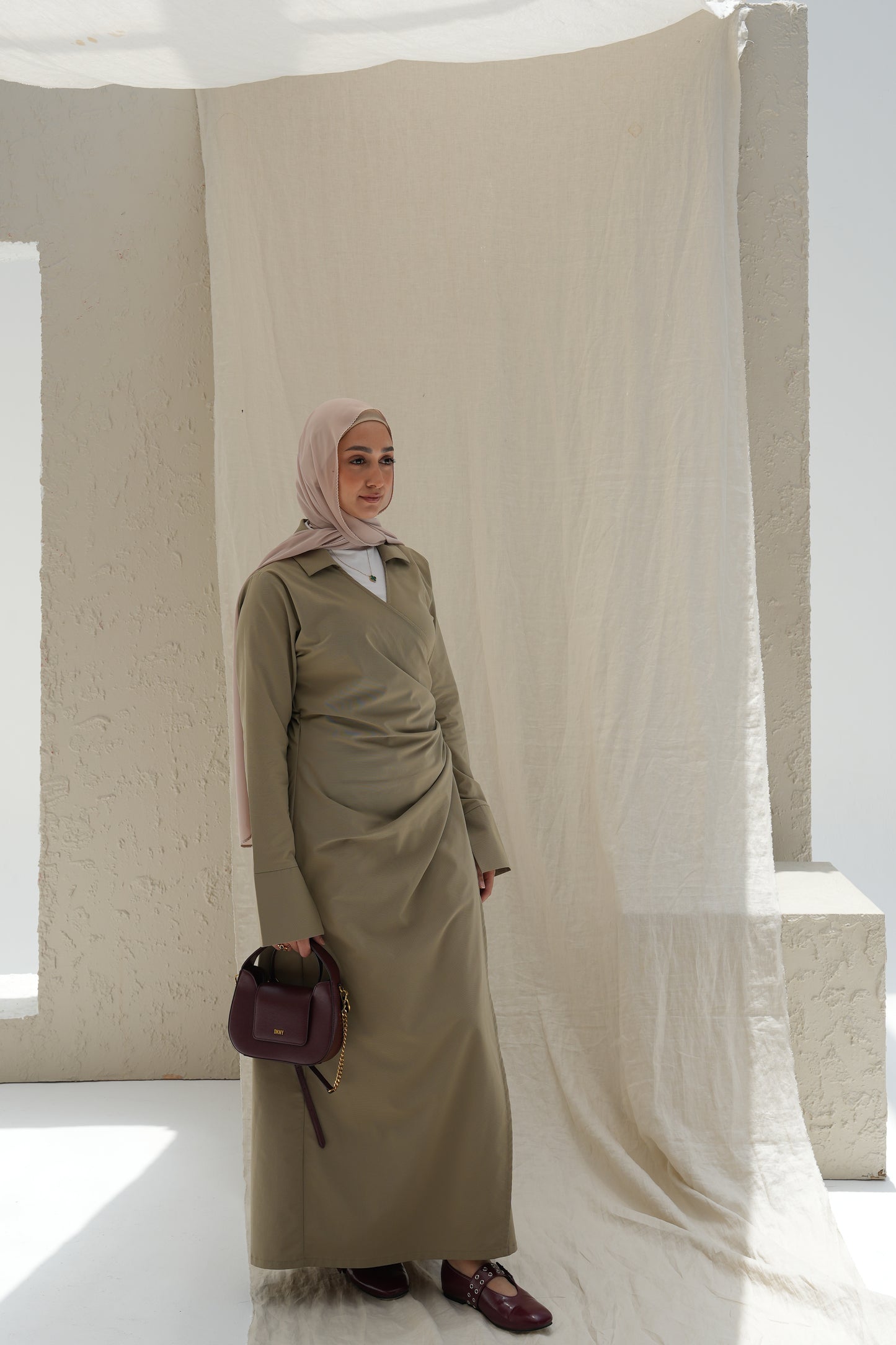 Sand Wrap Dress