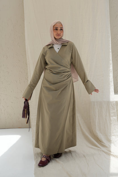 Sand Wrap Dress