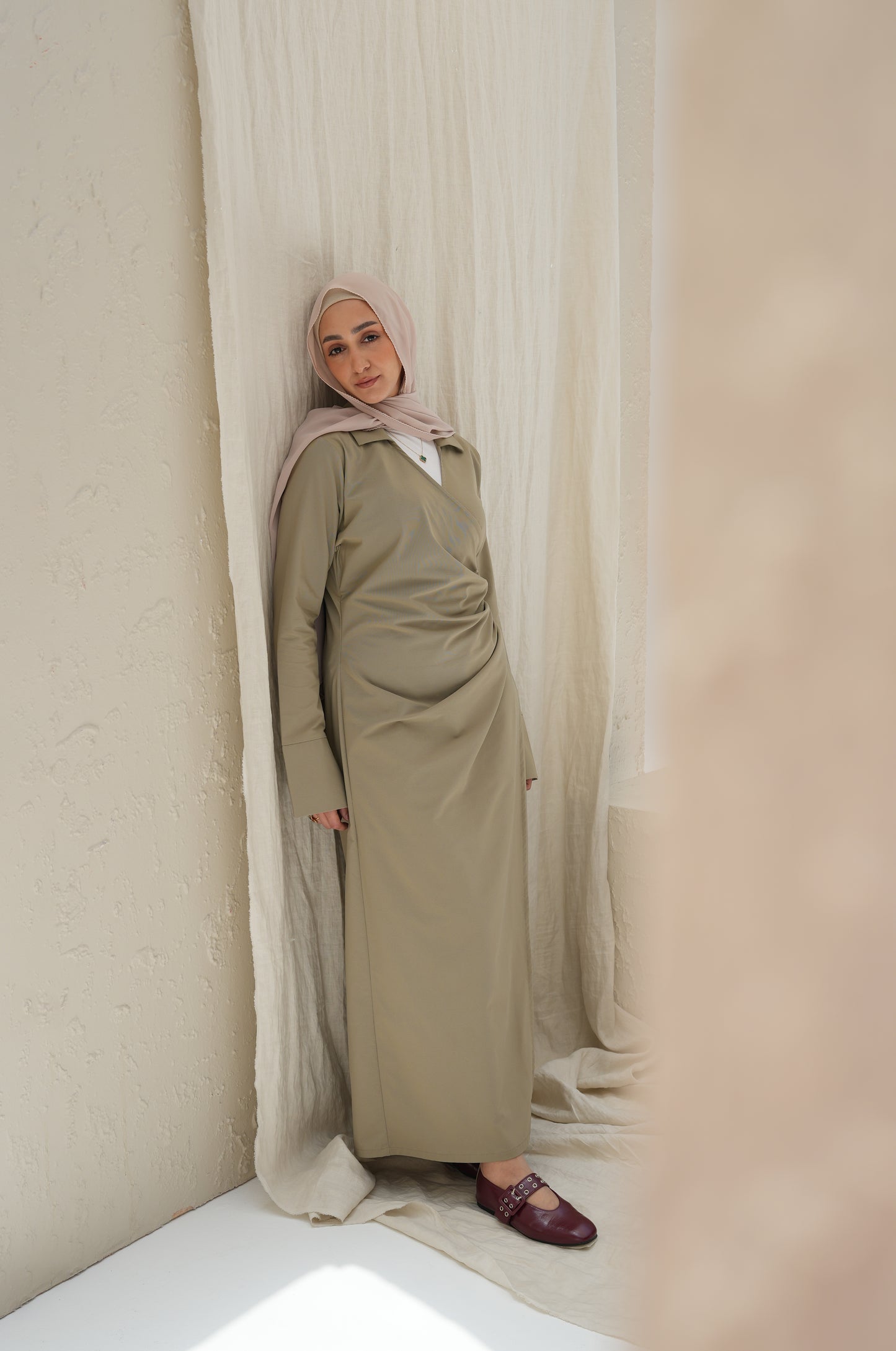 Sand Wrap Dress