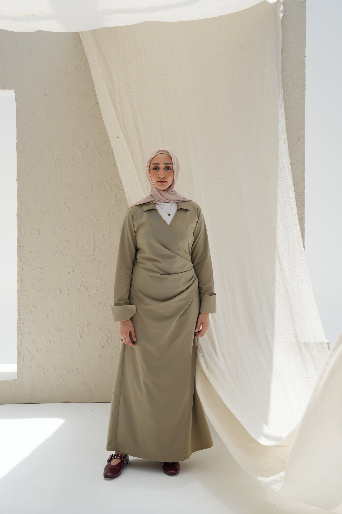 Sand Wrap Dress