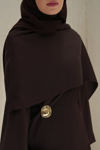 Scarf-Drape Co-ords - Chocolate
