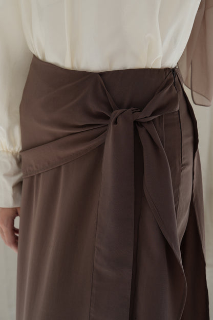 Skirted Trousers - Mocha